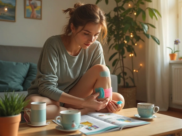 Tejpování a chronická bolest: Kdy může pomoct a jak na to