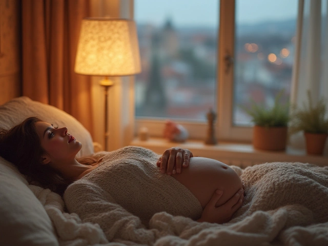 Spánek na levém boku v těhotenství: Proč je nejlepší pro maminku i miminko