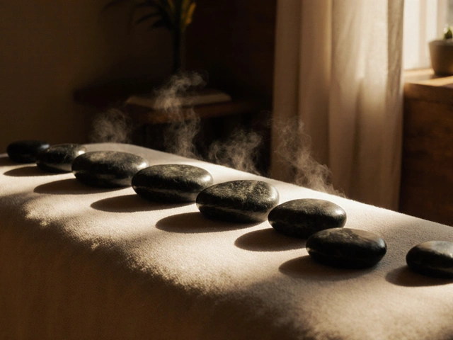 Masáž lávovými kameny: Co vás čeká při první sezení